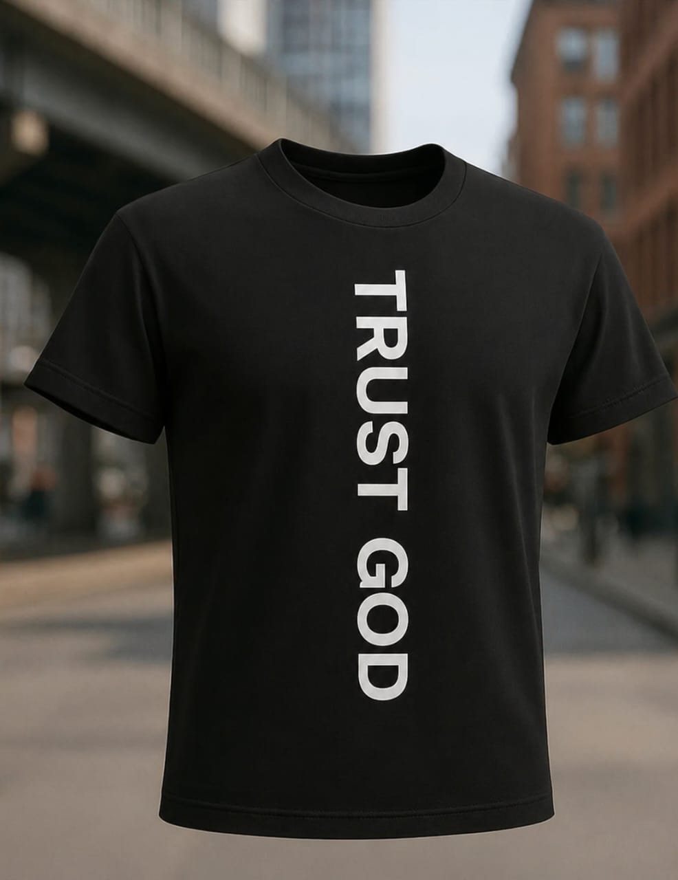Priesthood Trust God T-shirt styled